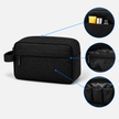 Compact Water-Resistant Toiletry Bag with Front Pocket