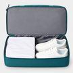 Multifunctional 43L Travel Duffel Bag with Trolley Sleeve, Shoe Pocket & Dry Wet Separation
