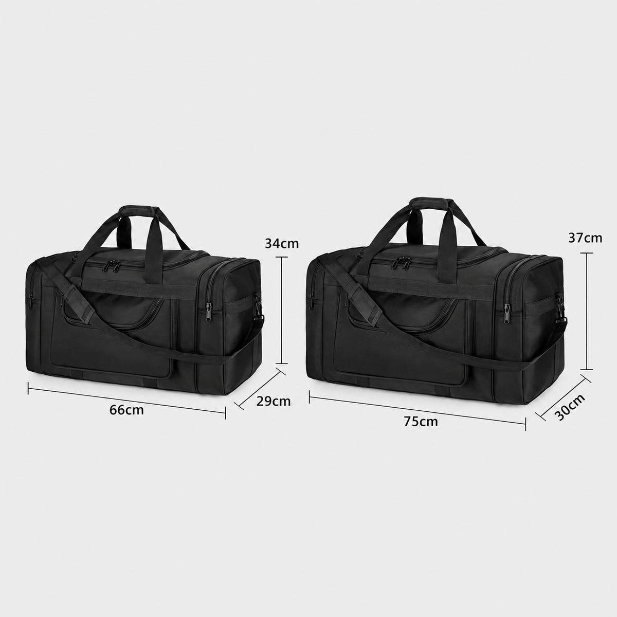 Dimensiuni - Geantă duffel rezistentă pentru camping și drumeții - geantă impermeabilă de depozitare și bagaj de voiaj