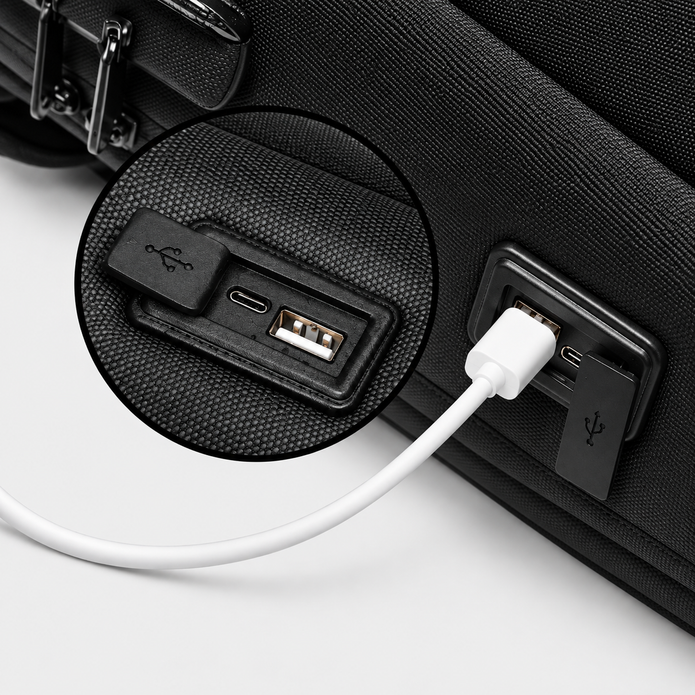Rucsac de voiaj cu compresie prin vacuum, extensibil, de 40L, cu compartiment pentru laptop