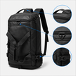 Multifunctional Carry-On Travel Backpack with Shoe Compartment