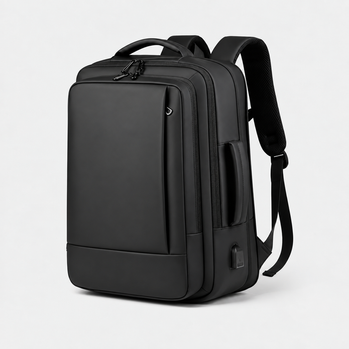 Rucsac de voiaj cu compresie prin vacuum, extensibil, de 40L, cu compartiment pentru laptop