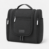 Hanging Travel Toiletry Bag with Metal Hook & Brush Holders
