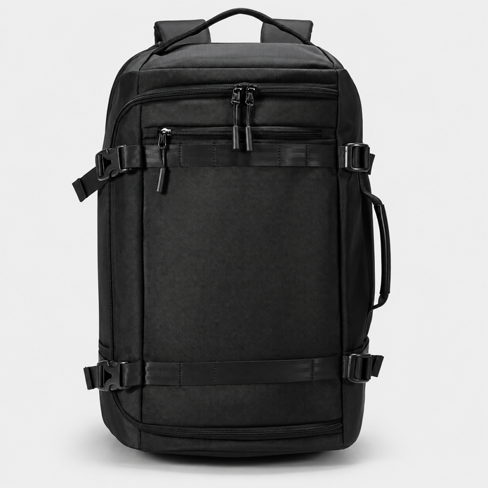 Rucsac de voiaj cu compresie prin vacuum, extensibil, de 40L, cu compartiment pentru laptop