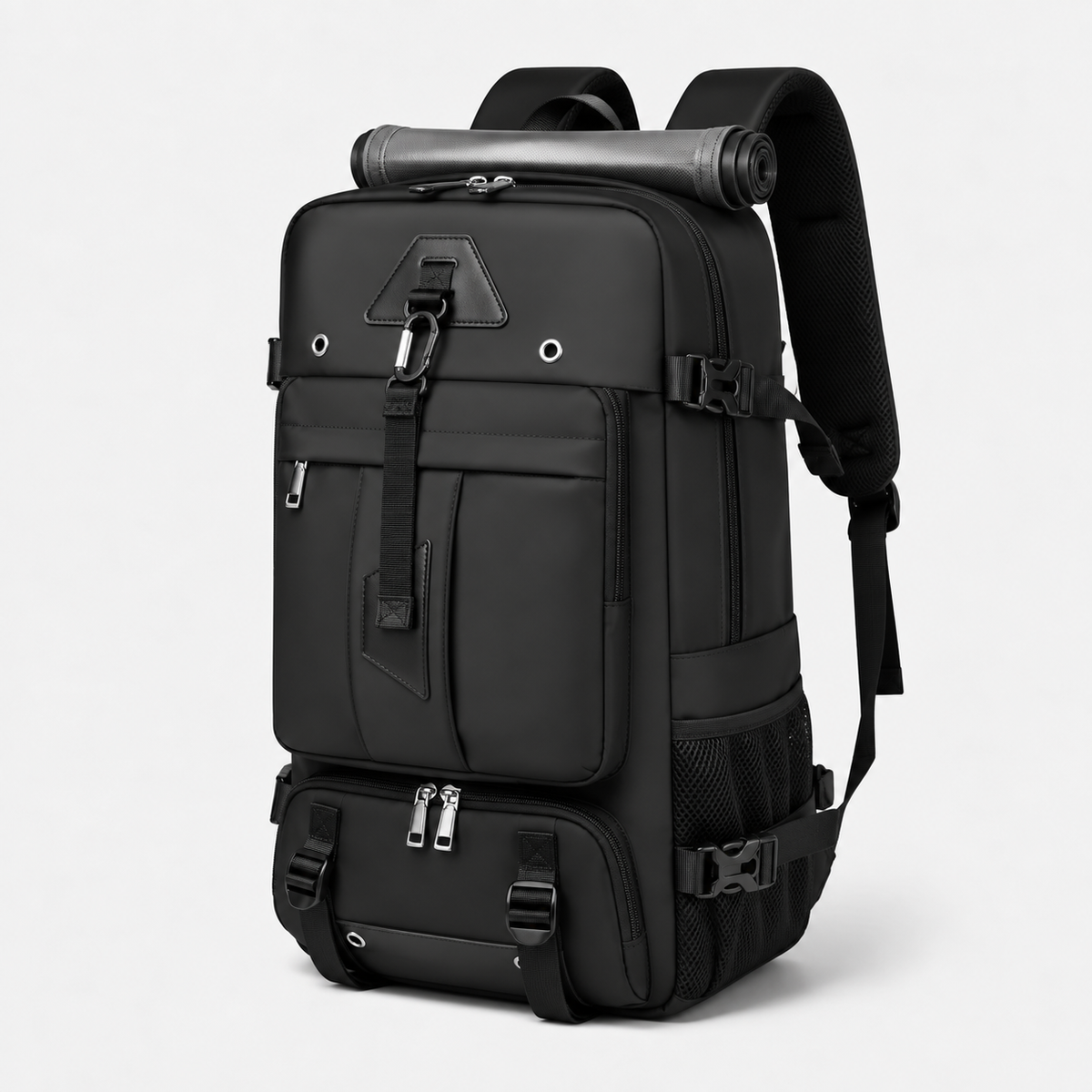 Rucsac de călătorie și geantă de voiaj multifuncțională de 55L cu compartiment pentru laptop de 17,3 inch