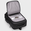 Rucsac de voiaj extensibil, aprobat pentru avion, cu pompă manuală