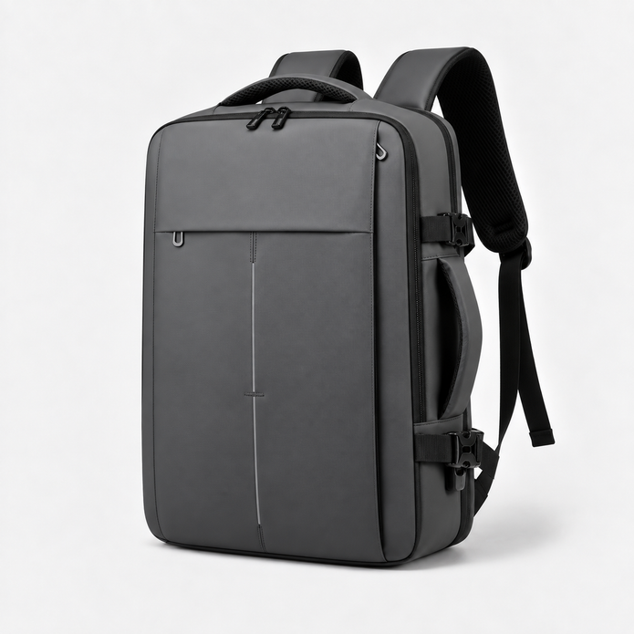 Rucsac de voiaj cu compresie prin vacuum, extensibil, de 40L, cu compartiment pentru laptop