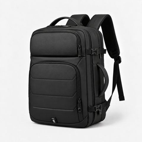 Rucsac de voiaj cu compresie prin vacuum, extensibil, de 40L, cu compartiment pentru laptop