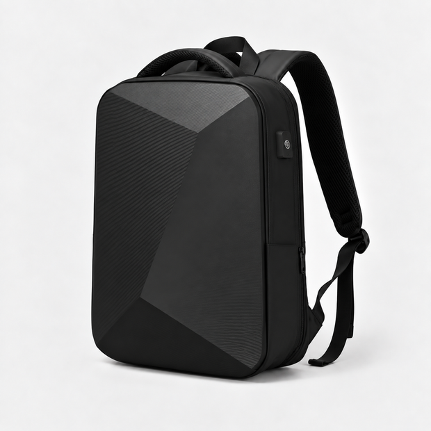 Hard Shell Expandable Laptop Backpack Anti-Theft Business Travel Bag with TSA Lock & USB Charging Port