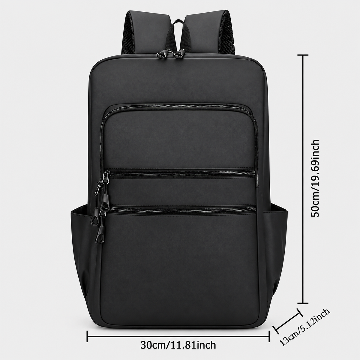 Dimensiuni - Rucsac de voiaj cu compresie prin vacuum, extensibil, de 40L, cu compartiment pentru laptop