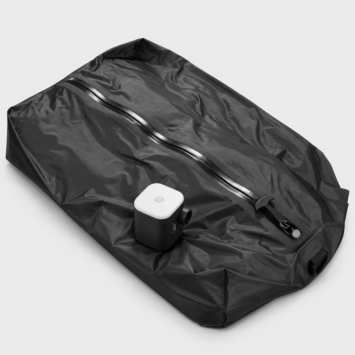 Sac de depozitare cu compresie în vid din TPU impermeabil - Organizator tip cub pentru călătorii