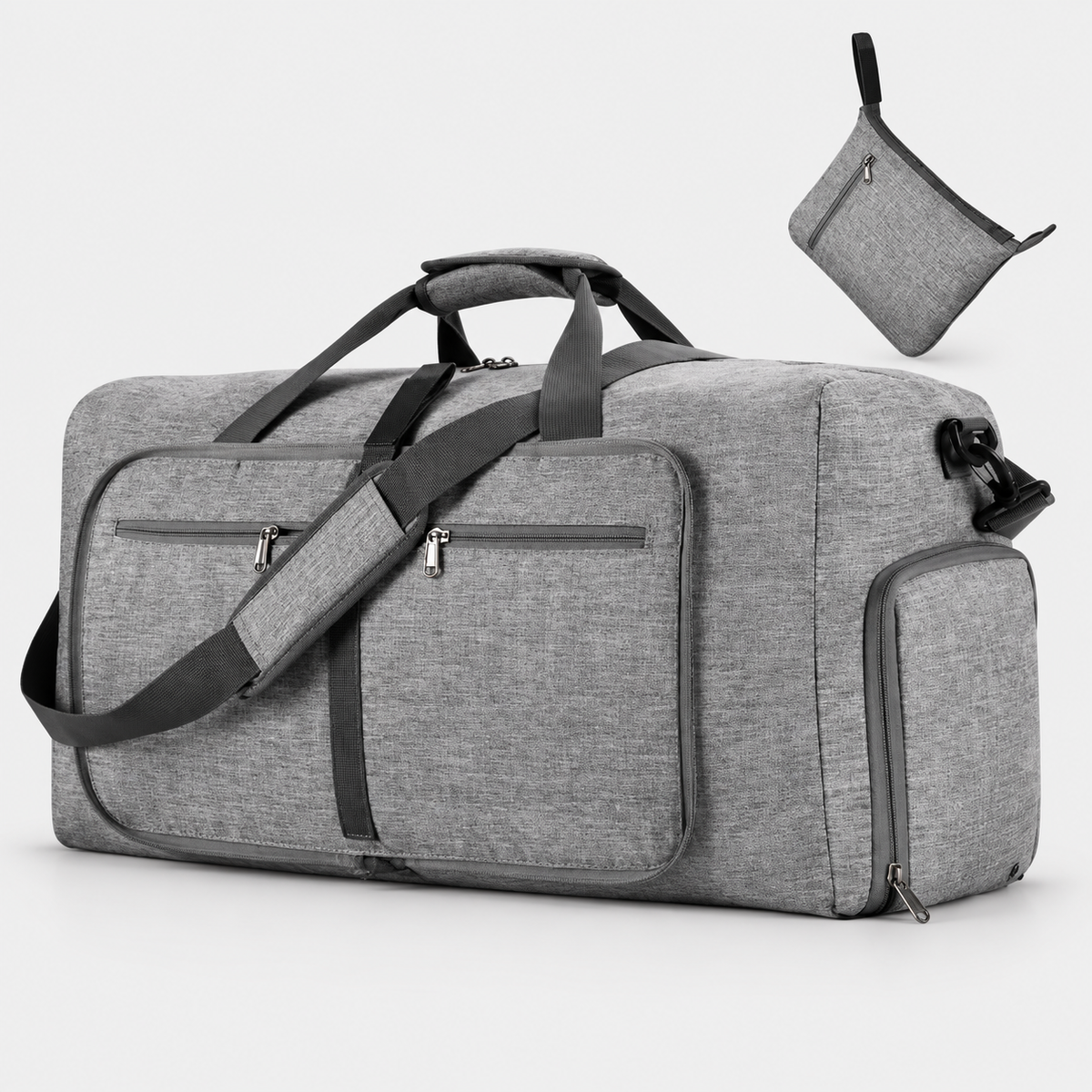 Rucsac de voiaj extensibil, aprobat pentru avion, cu pompă manuală