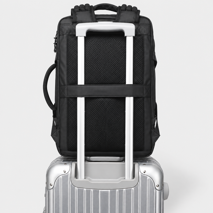 Rucsac de voiaj extensibil cu compresie prin vid de 60L, cu pompă de aer electrică și încuietoare TSA
