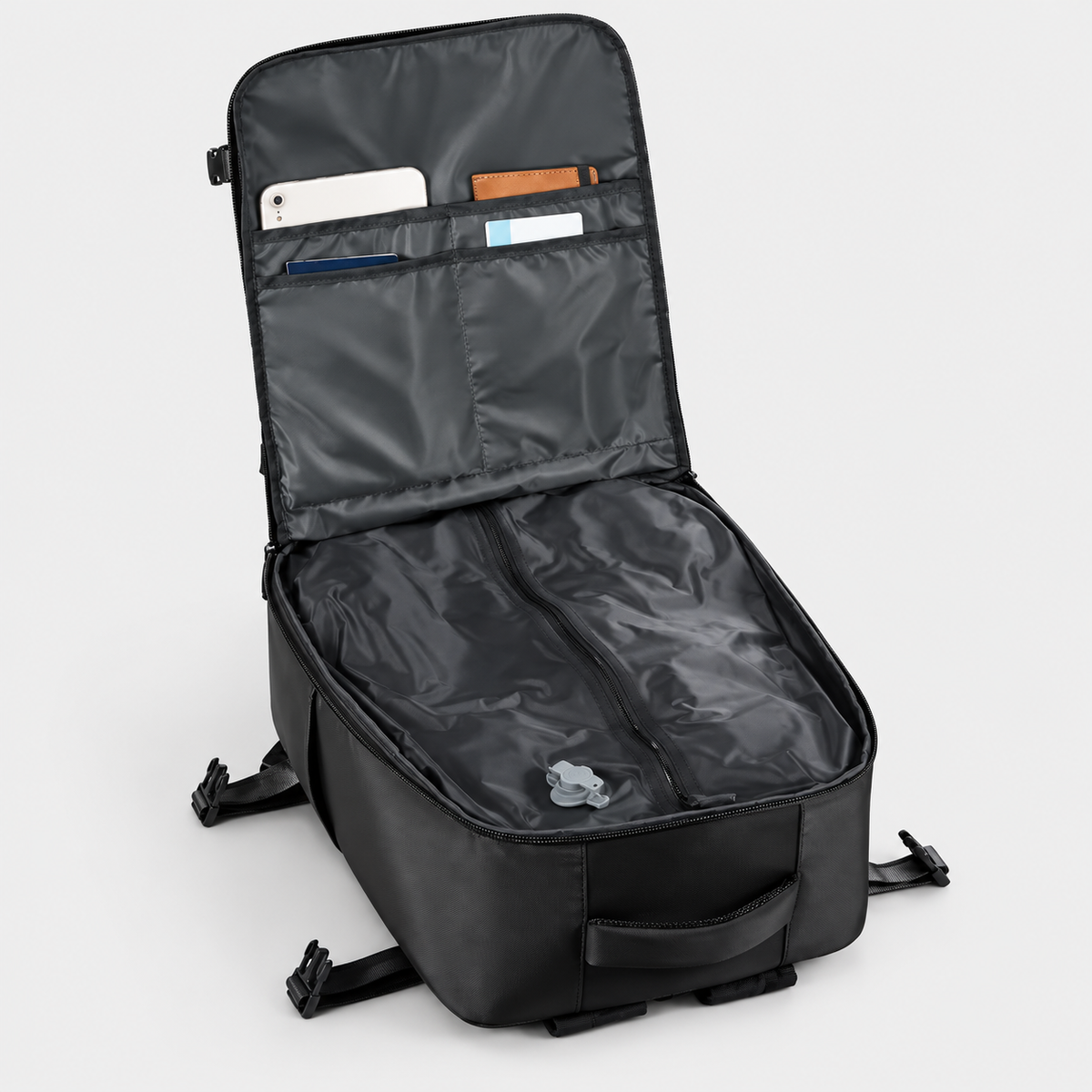 Vacuum Compression Flight Approved Travel Backpack with Electric Pump