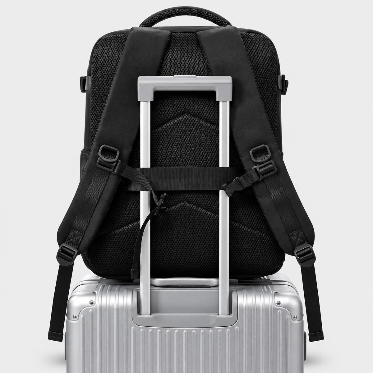 Vacuum Compression Flight Approved Travel Backpack with Electric Pump