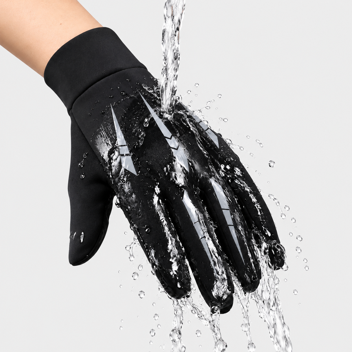 Men’s Winter Outdoor Thermal Gloves – Windproof Water-Repellent Touchscreen Non-slip Gloves