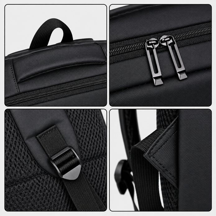 Rucsac de voiaj cu compresie prin vacuum, extensibil, de 40L, cu compartiment pentru laptop
