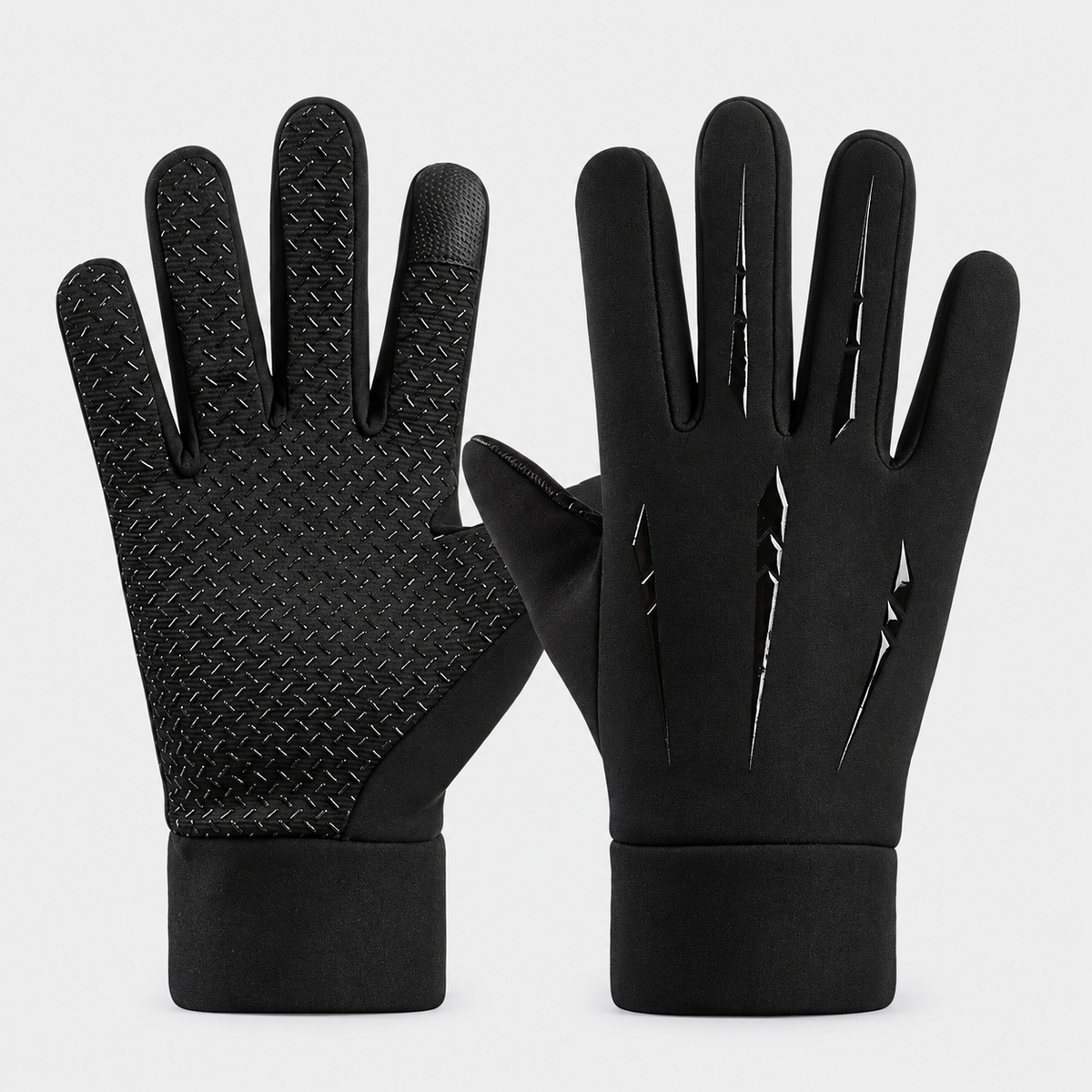 Men’s Winter Outdoor Thermal Gloves – Windproof Water-Repellent Touchscreen Non-slip Gloves