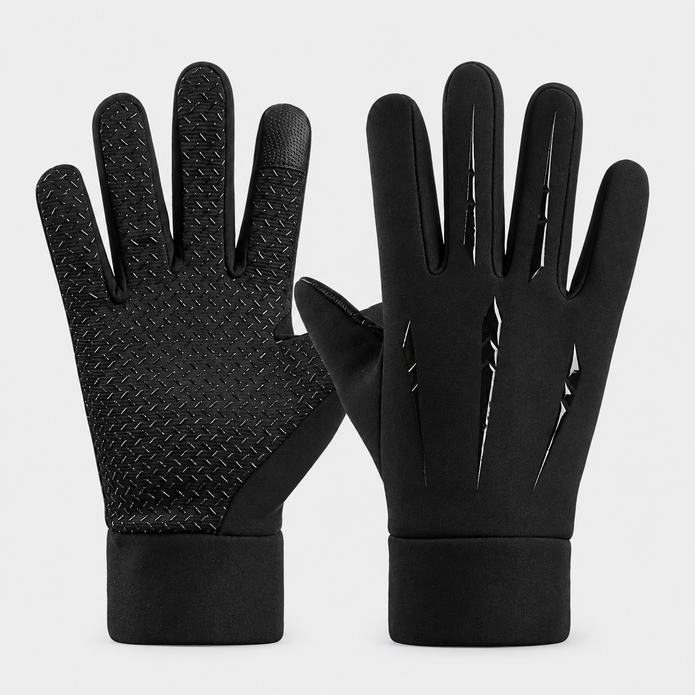 Men’s Winter Outdoor Thermal Gloves – Windproof Water-Repellent Touchscreen Non-slip Gloves